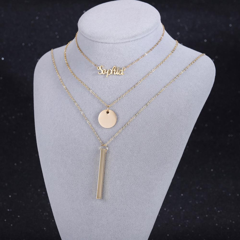 Vintage Carved Coin Necklace For Women