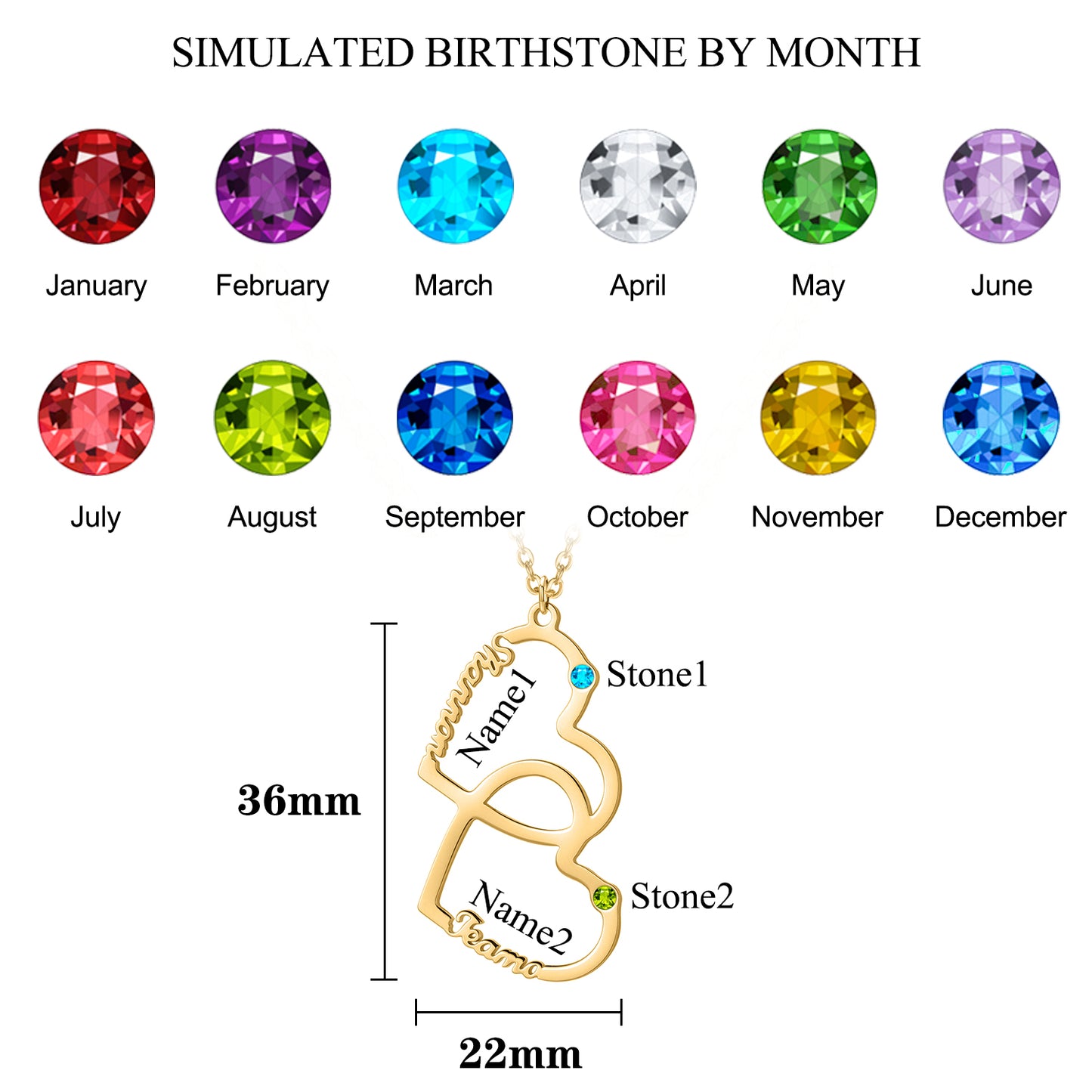 Heart Name Necklace QN236