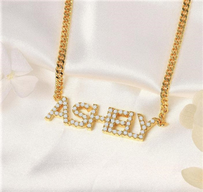 Iced Out Name Necklace QN201104