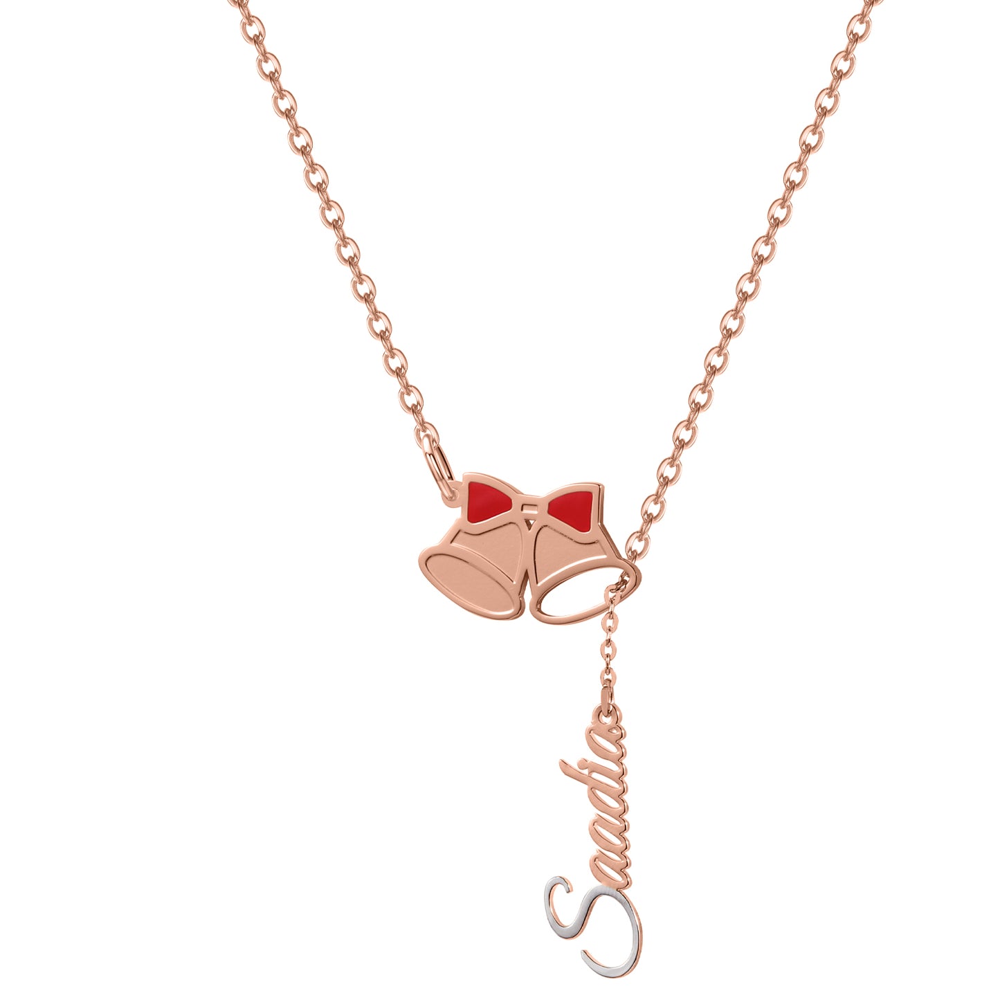Christmas Bell Name Necklace QN995