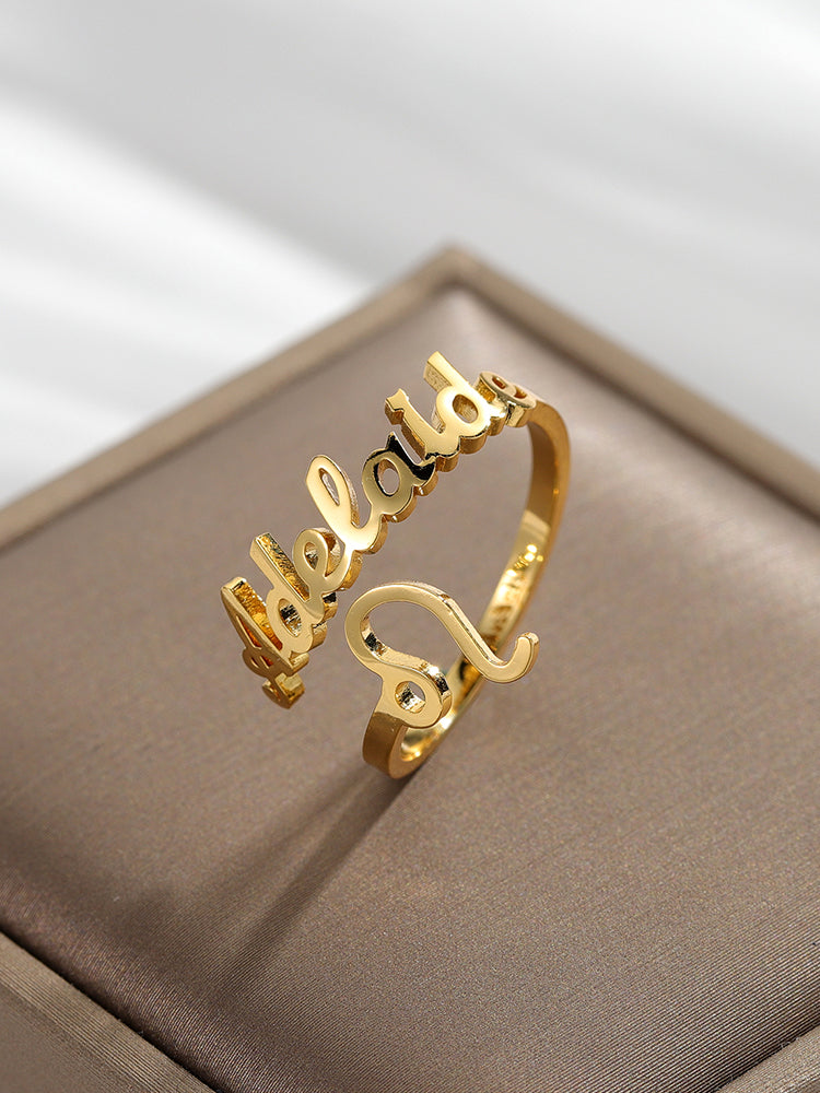Custom Constellation Name Ring QR835
