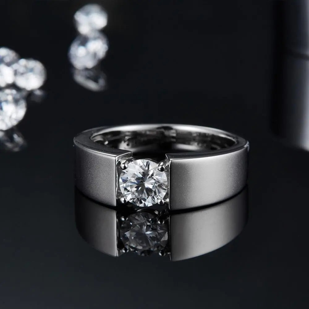 Moissanite Male Wedding Ring M82A