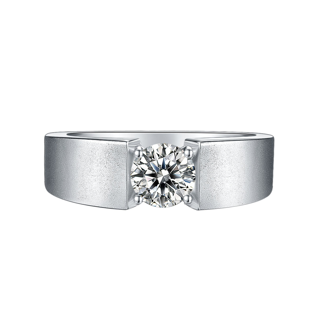 Moissanite Male Wedding Ring M82A