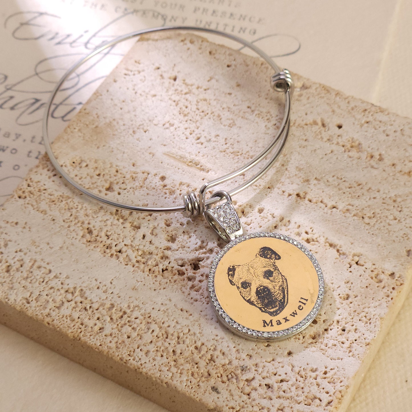 Personalized Frosted Hip Hop Pet Pendant MB2270