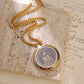 Personalized 3D Photo Necklace Round Pendant MN2271