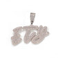 Herren Hip Hop Bling Bling Iced Out Tenniskette