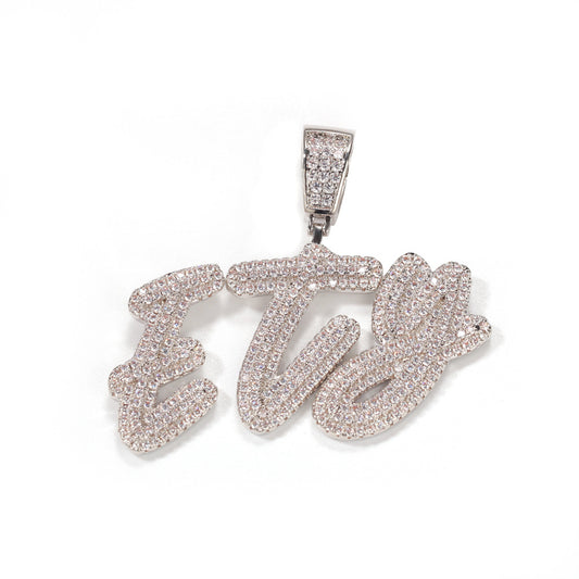 Herren Hip Hop Bling Bling Iced Out Tenniskette