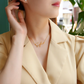 Personalized Signature Dainty Diamond Name Necklace - QN0712