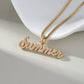 Custom 3mm Thick Iced Out Hip Hop Name Necklace - 3DN3694
