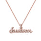 Custom 3mm Thick Iced Out Hip Hop Name Necklace - 3DN3694