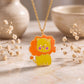 Custom Kids Drawing Enamel Necklace Personalized Artwork Pendant For Mother's Day Gift -SSN3790