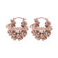 Personalized Name Hoop Earrings – Custom Gold Crystal Name Earrings for Women-QE3606