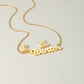 Custom Reindeer Antler Name Necklace, Christmas Winter Gift for Her-QN3890