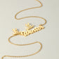Custom Reindeer Antler Name Necklace, Christmas Winter Gift for Her-QN3890