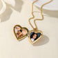 Customize Photo Engraving Name Heart Pendant Necklace CS-N8673