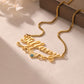 Personalized Heart Necklace With Birthstone For Women-QZN3505