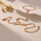 Custom Arabic Name Bracelet Personalized Name Ring Hand Chain Stainless Steel Jewelry For Women-QN3541