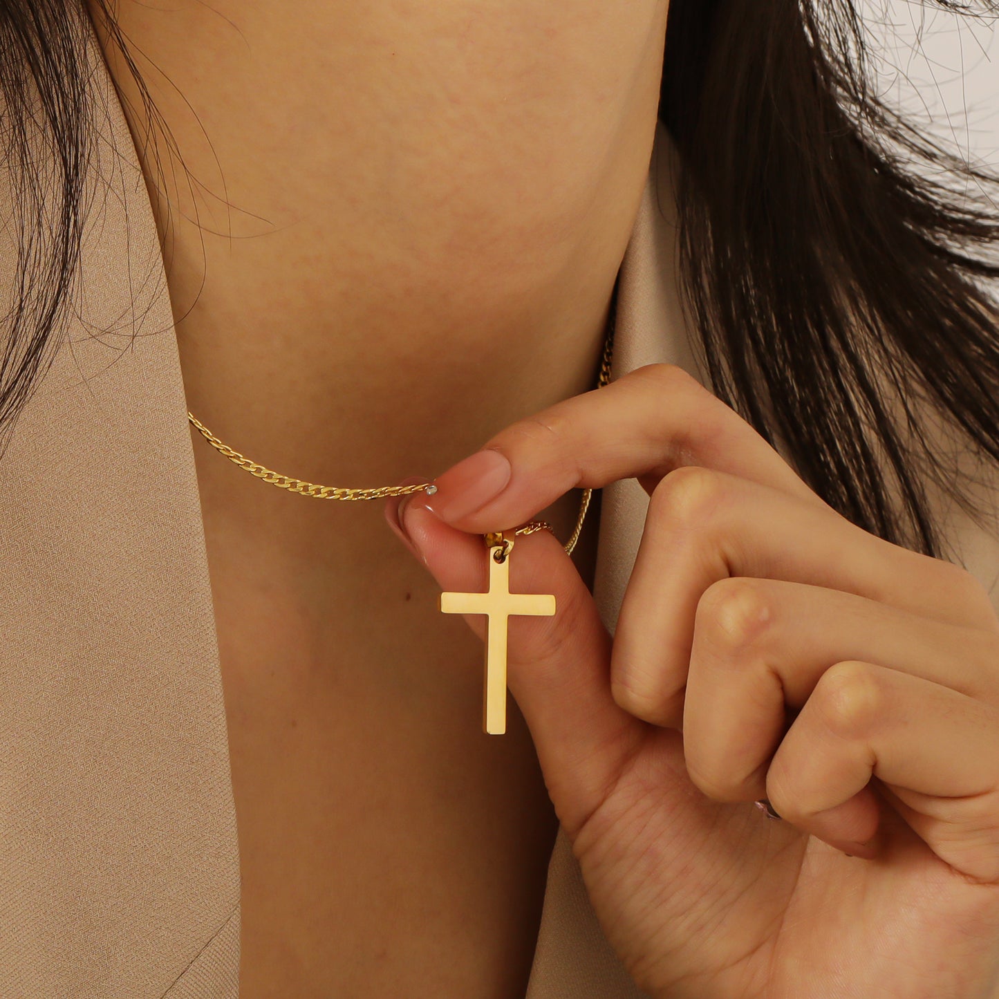 Cross Necklace For Man QN-N8672