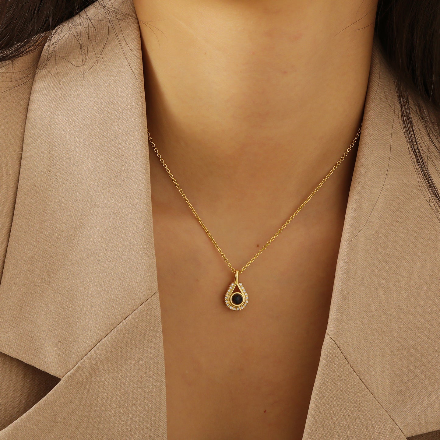 Projection Photo Necklace CS-N8679