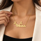 Custom Reindeer Antler Name Necklace, Christmas Winter Gift for Her-QN3890