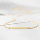 Exquisite Bar Necklace CS-N8573