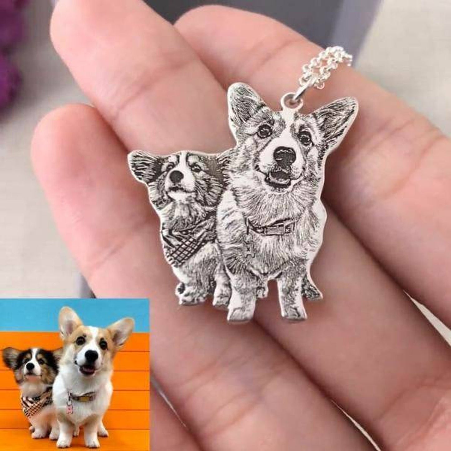 Custom Pet Photo Necklaces MN1823