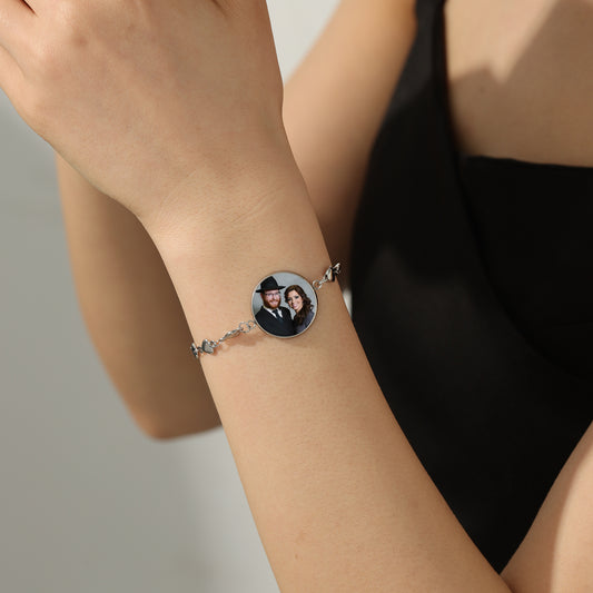 Bracelet Portrait Personnalisé Photo Gravée MB1681 