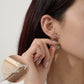 Two Tone Name Earring QFE3034