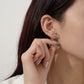 Two Tone Name Earring QFE3034