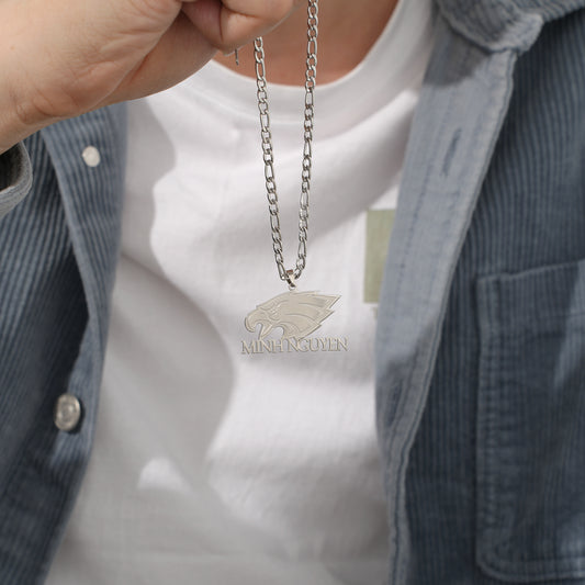 Custom Eagle Name Necklace QSN3026
