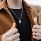 Calligraphy Arabic Rectangle Pendant MN2013