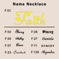 Custom Name Necklace QN008