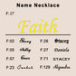Custom Name Necklace QN008