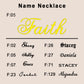 Custom Name Necklace QN008
