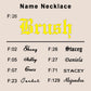 Custom Name Necklace QN008