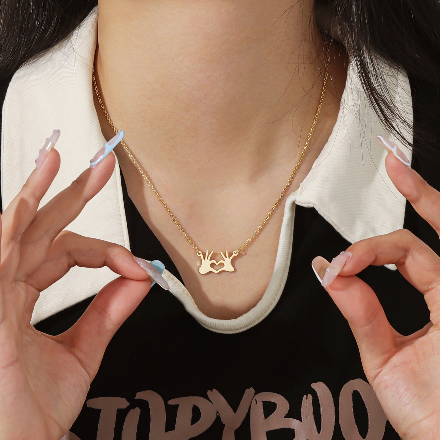Heart Necklace Gift For Lovers QN-N8649