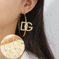 Custom Name Letters Hoop Earring QHE6001