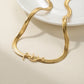 Custom Name Necklace Herringbone Chain QF-N8671