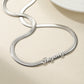 Custom Name Necklace Herringbone Chain QF-N8671