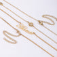 Customized Name Waist Chain With Cursive Font - QY3559