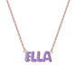 Customized Bubble Letter Necklace Cute Style For Girls - QHN3662