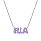 Customized Bubble Letter Necklace Cute Style For Girls - QHN3662