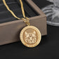 Custom Circle Pattern Pendant Necklace SJN3025