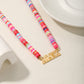 Personalized Name Necklace Rainbow Chain QN-N8835