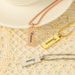 Engraved Square Name Necklace QN885