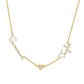 Custom Names CZ Stone Necklace QZN3113