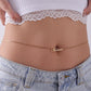 Customized Name Waist Chain With Cursive Font - QY3559