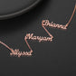 Custom Three Names Necklace QN112