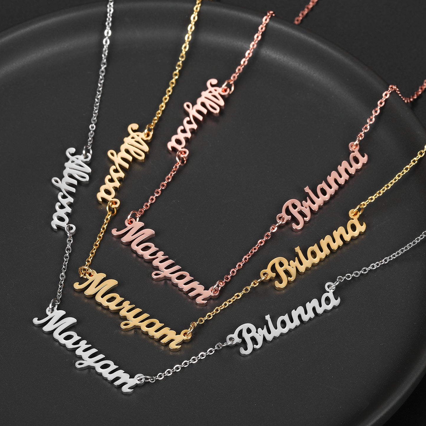 Custom Three Names Necklace QN112