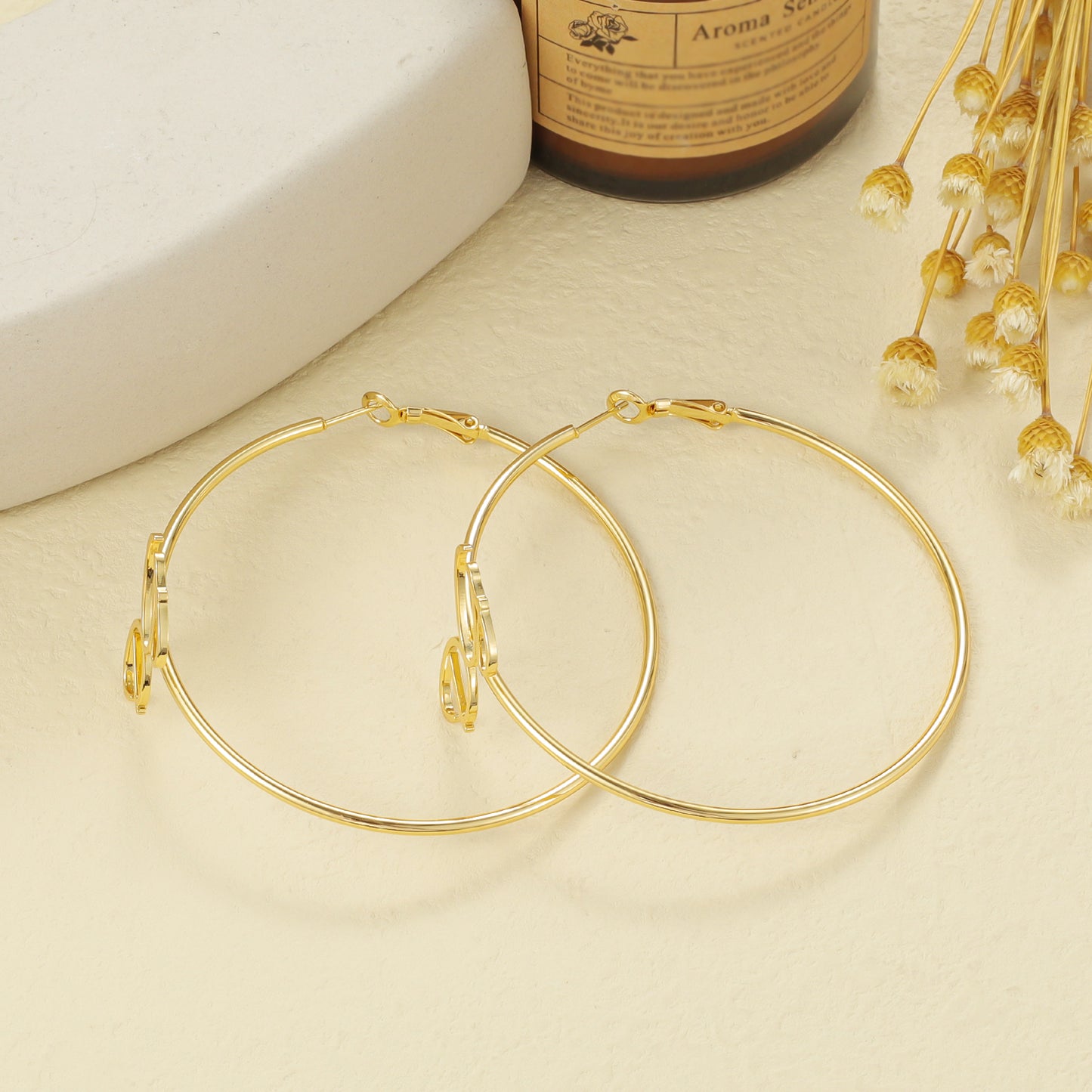 Custom Name Hoop Earring QHE3200